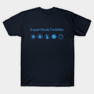 Expert Knob Twiddler (Blue) T-Shirt